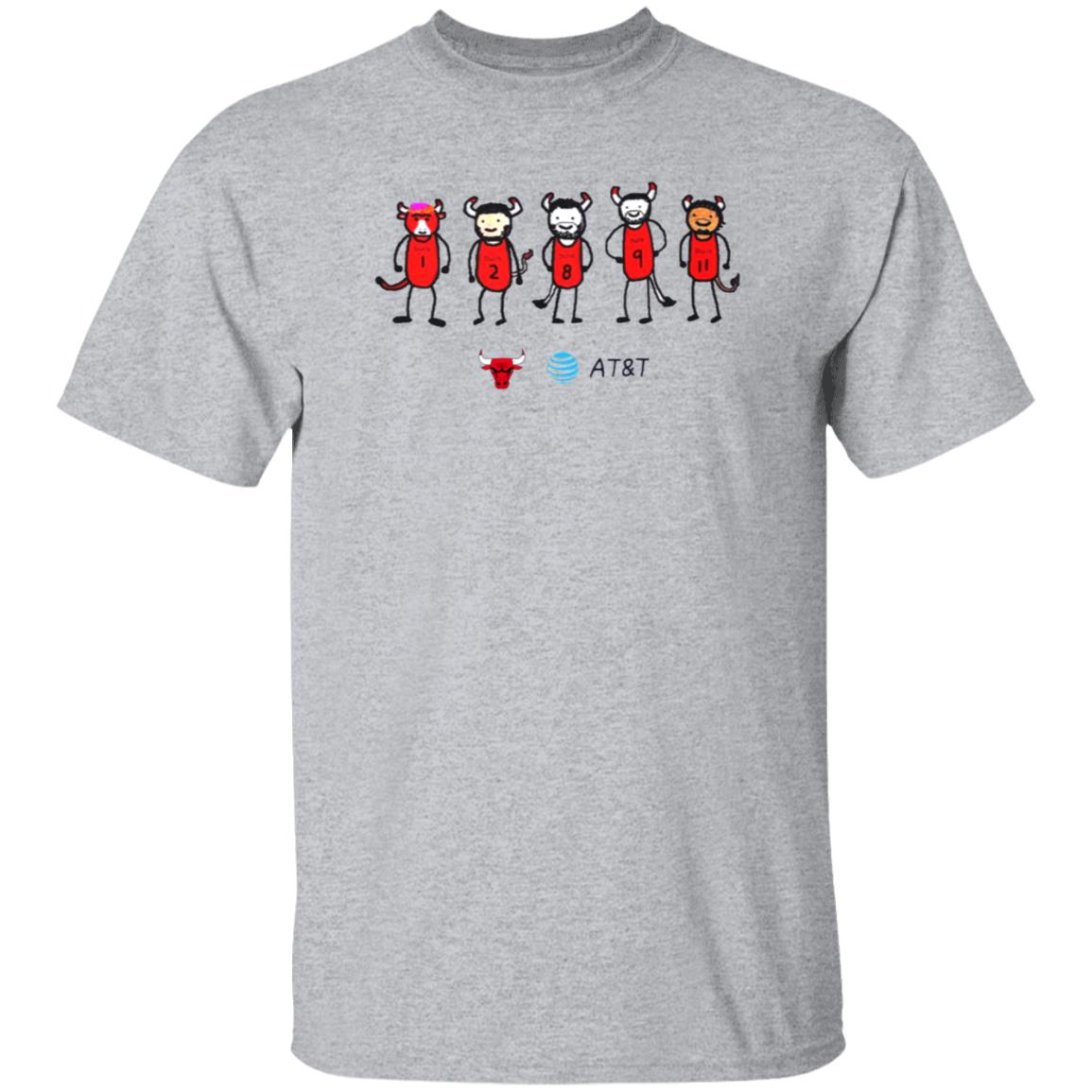 Chicago Bulls Paint A&T Shirt - Teechipus