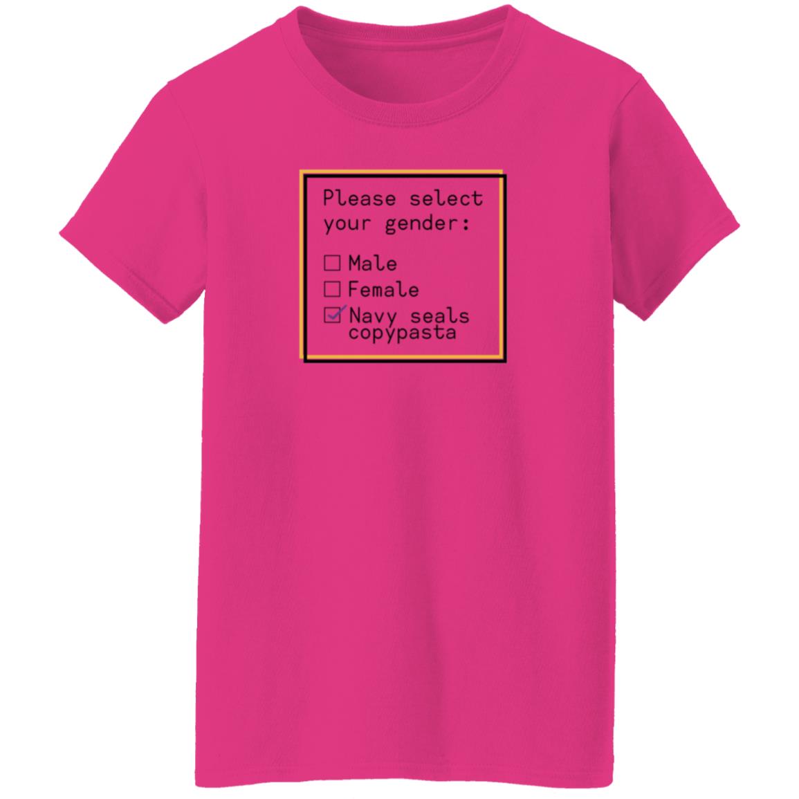 Please Select Your Gender Male Female Navy Seals Copypasta Shirt Hoodie Sweatshirt Ashleyloob's Prints - Teechipus