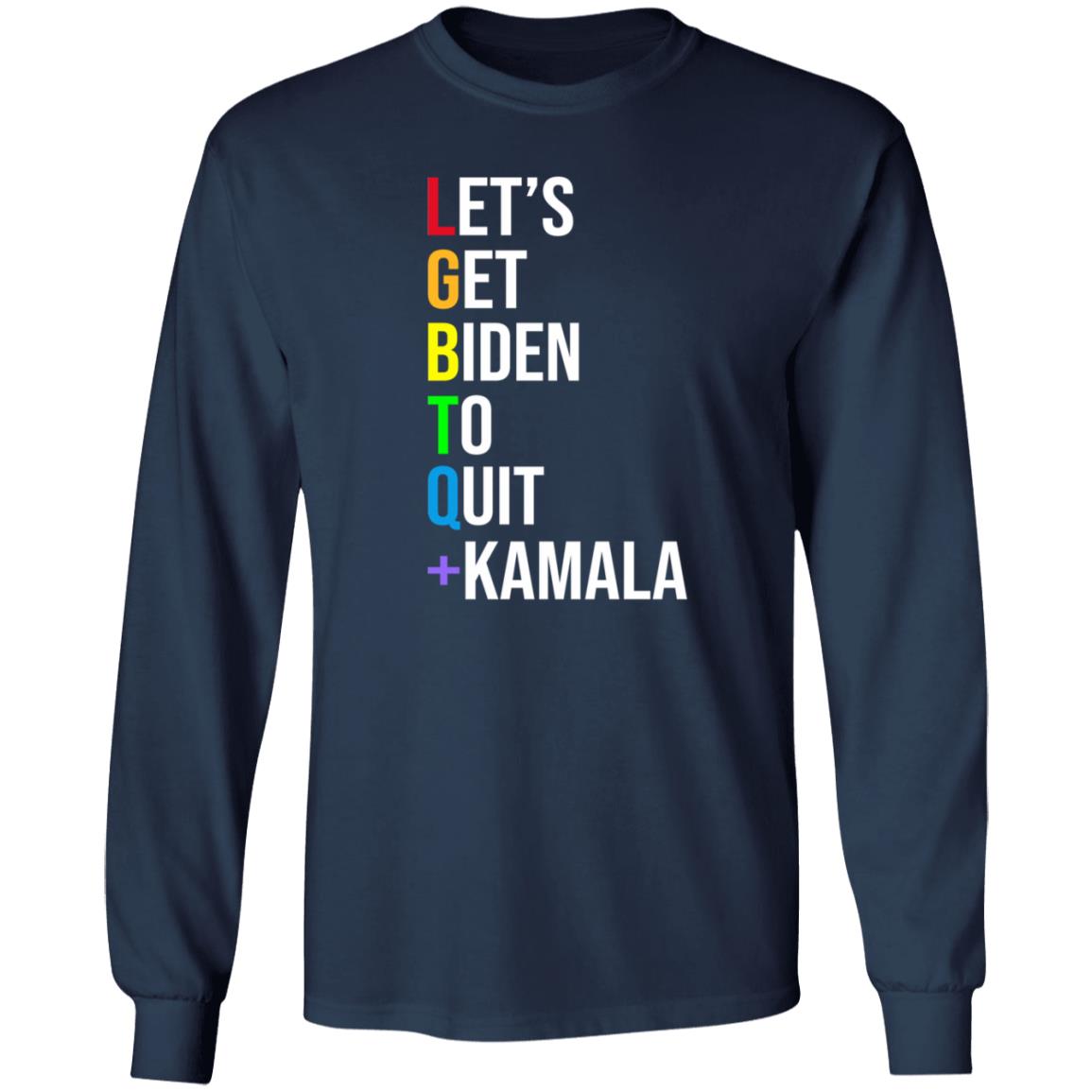 Maj Toure Let's Get Biden To Quit Kamala Hoodie Shirt Sweatshirt - Teechipus
