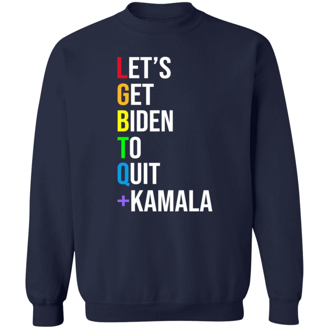 Maj Toure Let's Get Biden To Quit Kamala Hoodie Shirt Sweatshirt - Teechipus