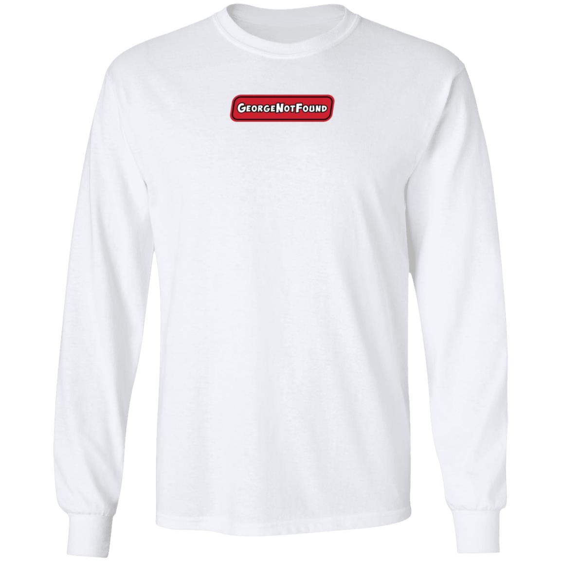 George New Logo Embroidered Pullover Hoodie Georgenotfound Merch - Teechipus
