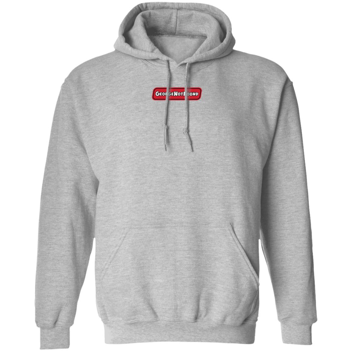 George New Logo Embroidered Pullover Hoodie Georgenotfound Merch - Teechipus