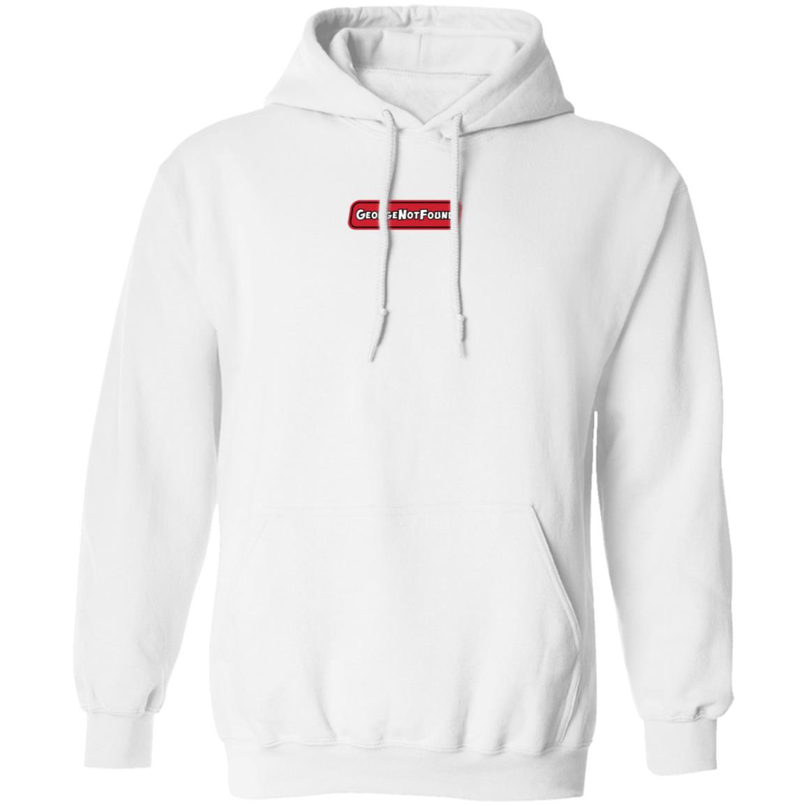 George New Logo Embroidered Pullover Hoodie Georgenotfound Merch - Teechipus