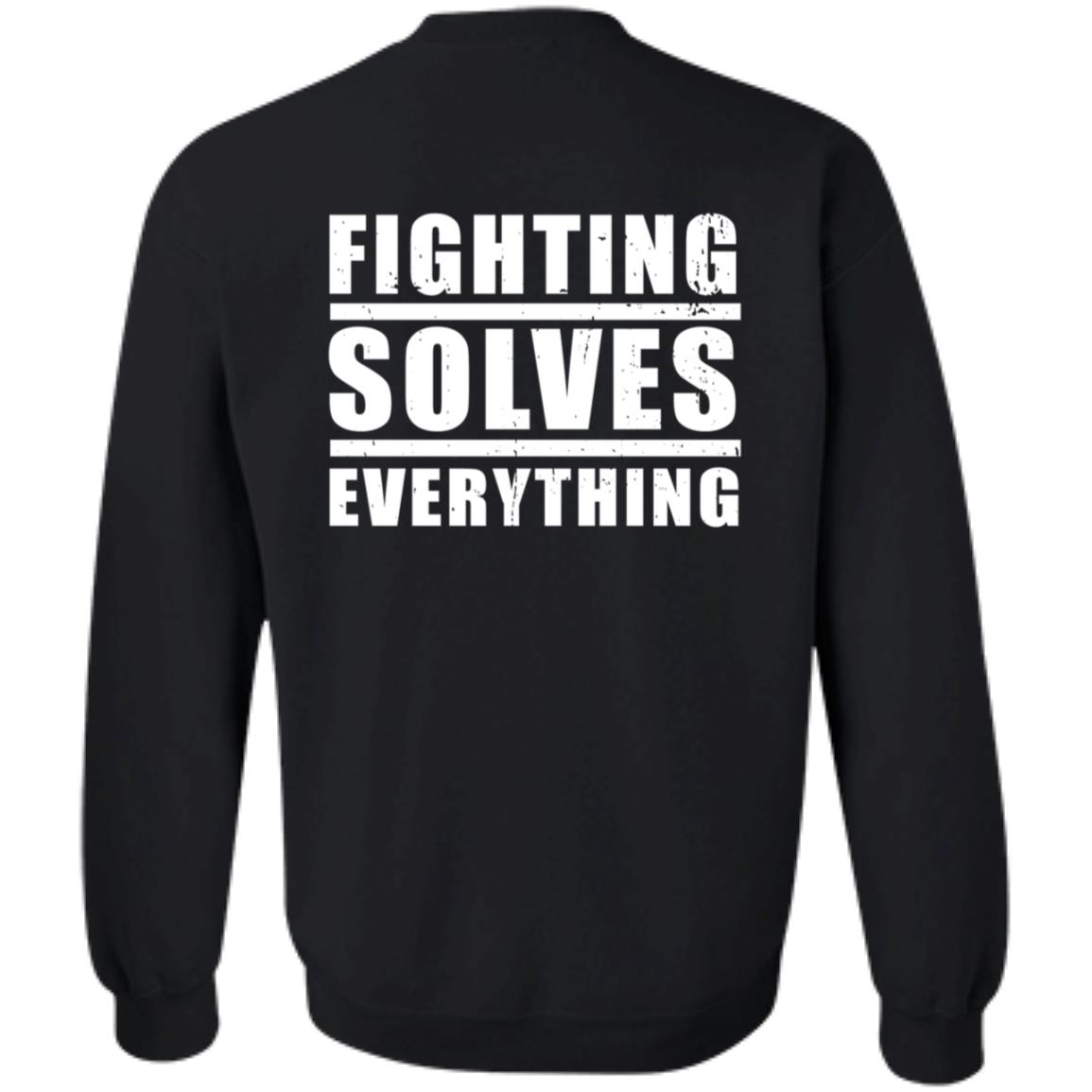 Fighting Solves Everything Shirt Ice T Fighting Solves Everything Shirt Hoodie Sweashirt - Teechipus
