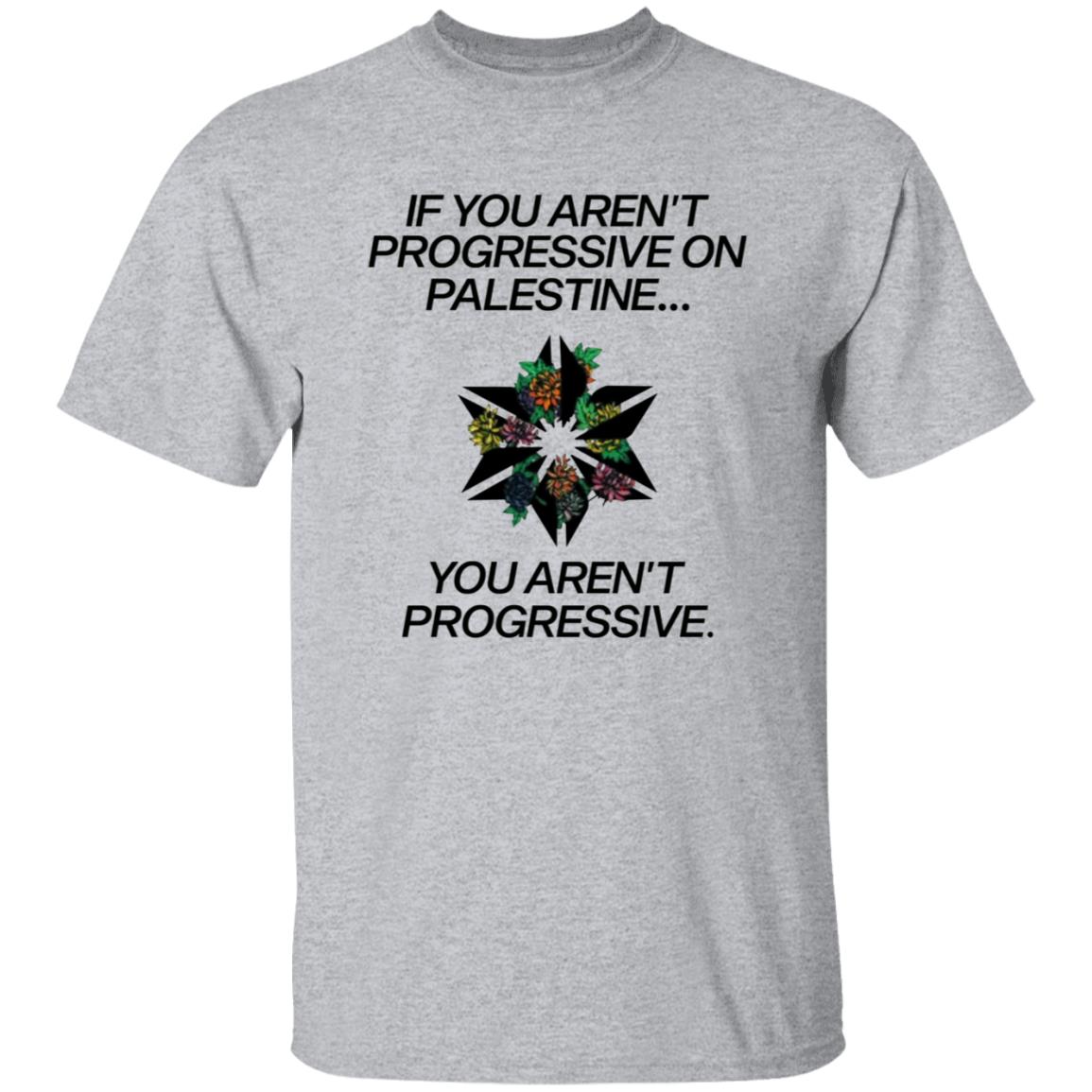 If You Aren't Progressive On Palestine Shirt - Teechipus