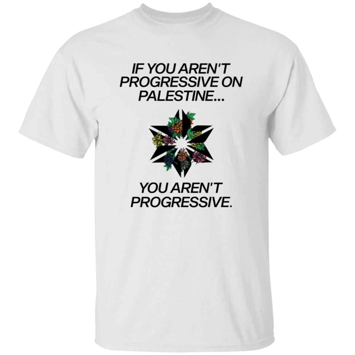 If You Aren't Progressive On Palestine Shirt - Teechipus