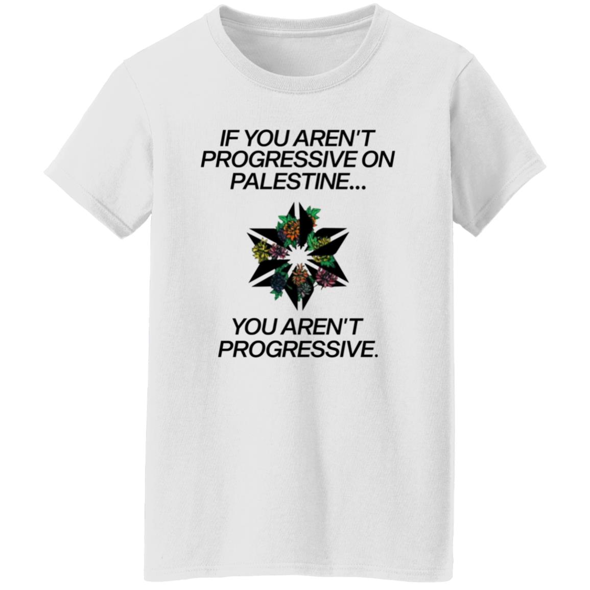 If You Aren't Progressive On Palestine Shirt - Teechipus