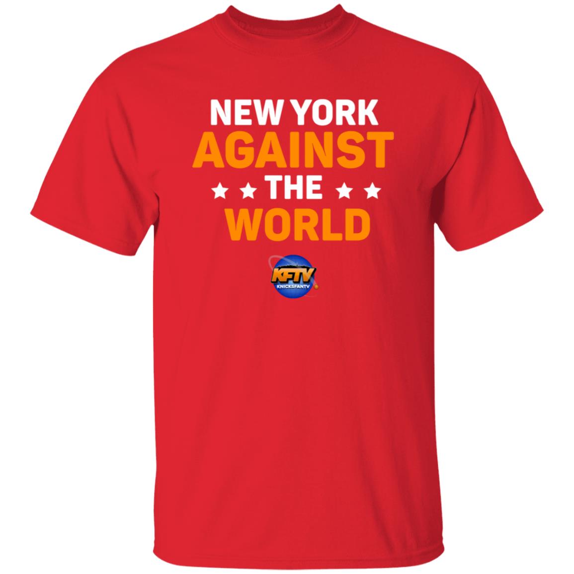 New York Against The World Shirt Knicks Fan Tv - Teechipus