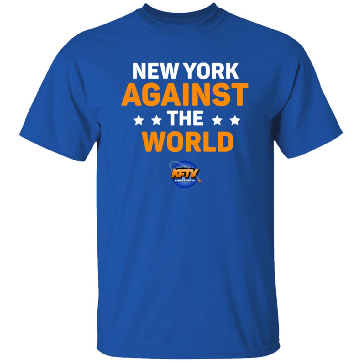 New York Against The World Shirt Knicks Fan Tv - Teechipus