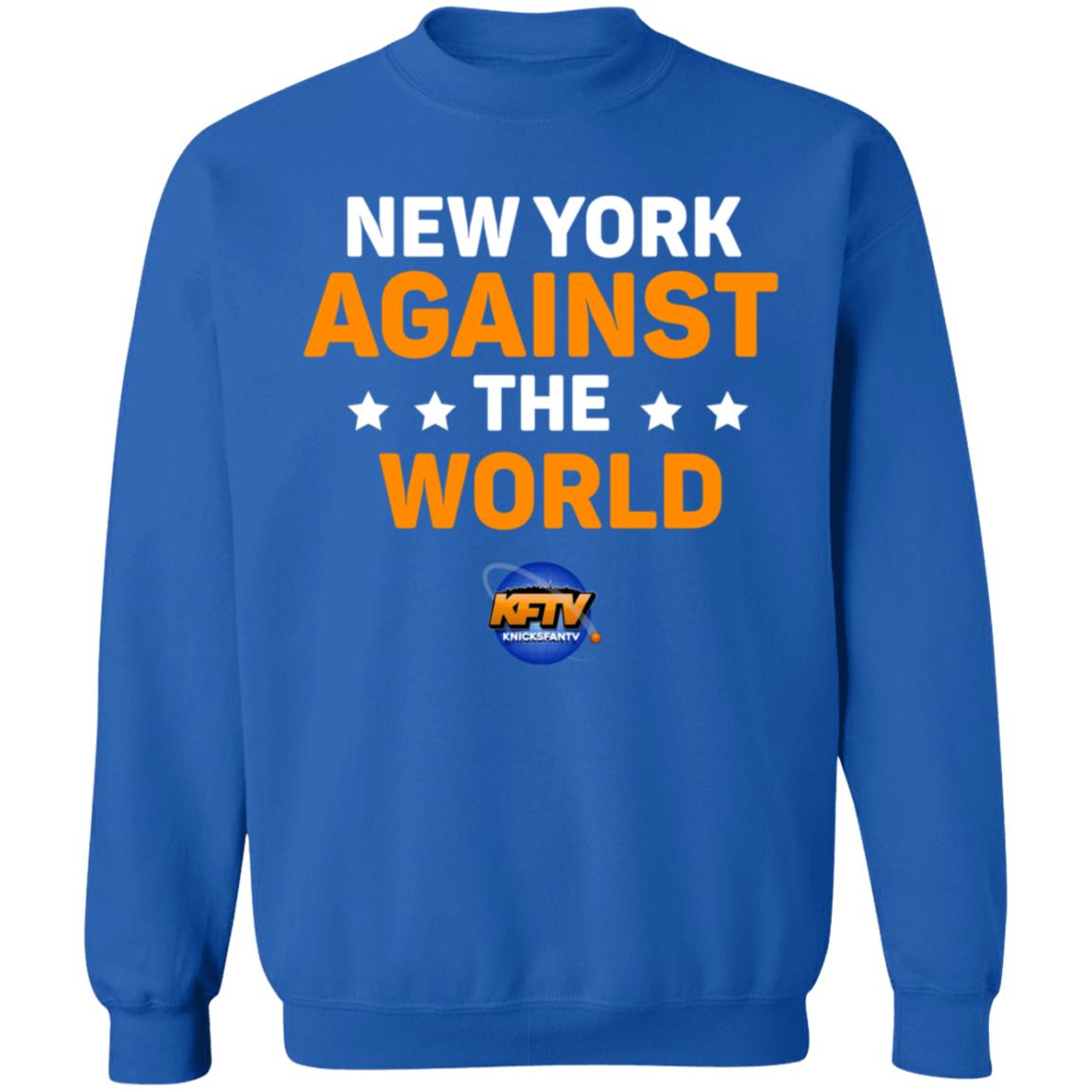 New York Against The World Shirt Knicks Fan Tv - Teechipus