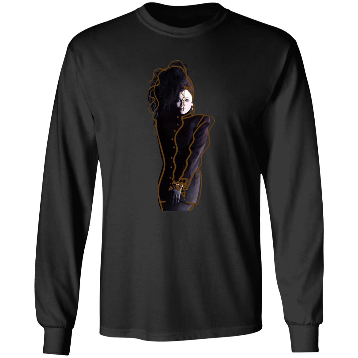 Pocket Gildan Activewear Janet Jackson Shirt Janet Jackson Control 1 Album Cover T Shirt Hoodie Sweatshirt - Teechipus