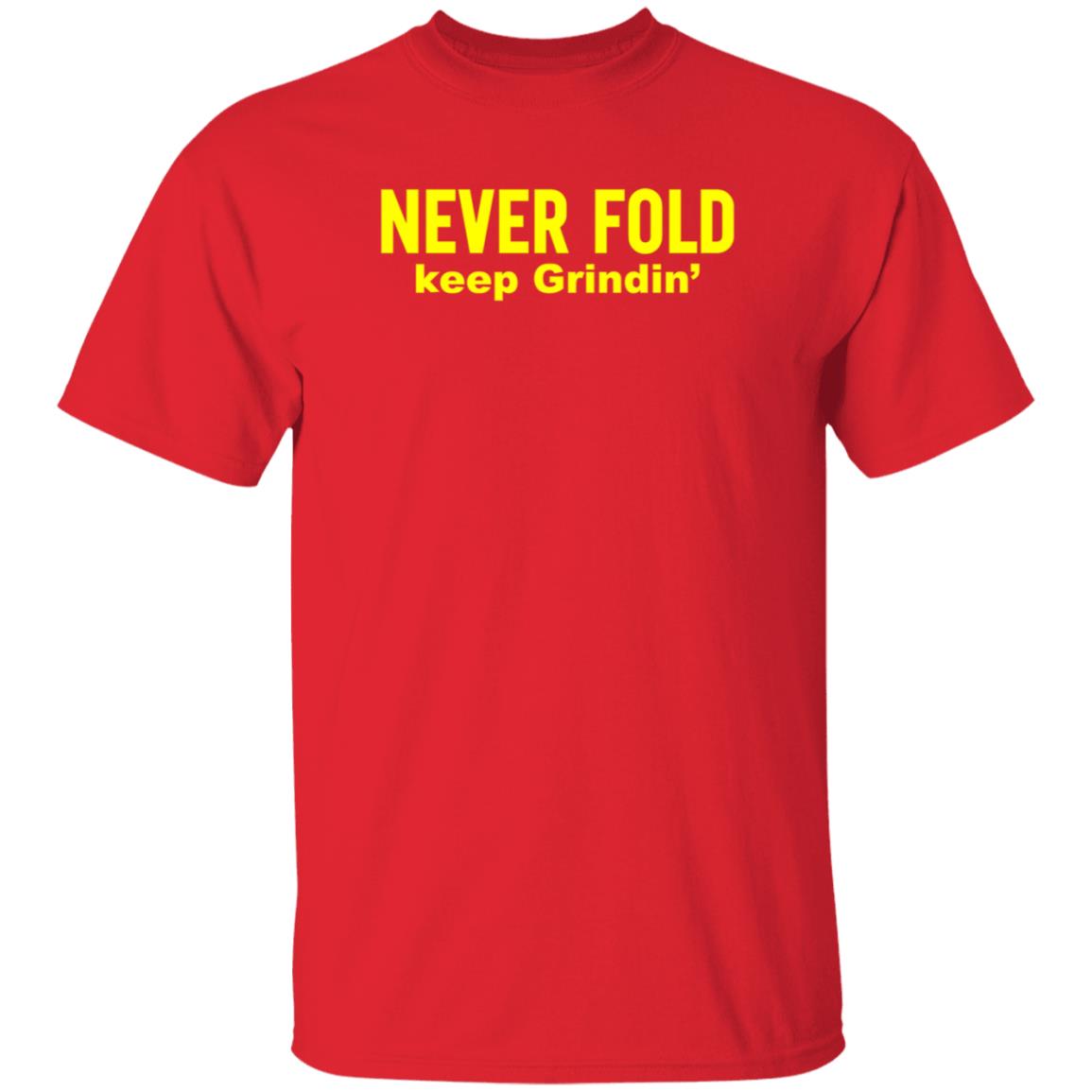 Never Fold Keep Grindin' Shirt Brandon Graham Never Fold Keep Grindin' Shirt Hoodie Sweatshirt - Teechipus