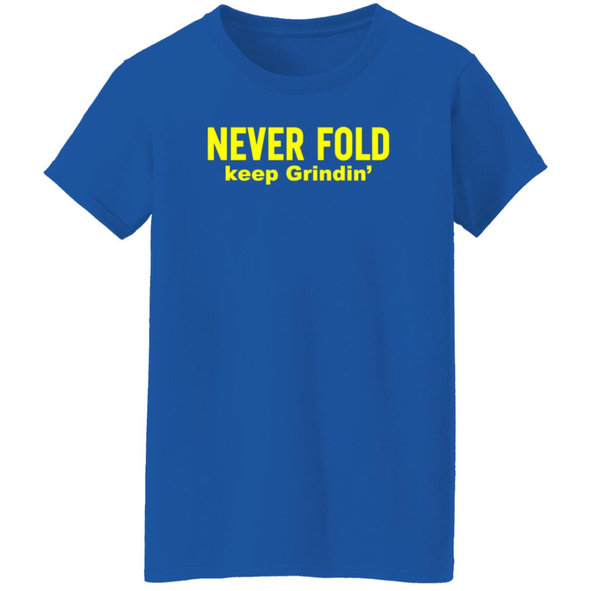 Never Fold Keep Grindin' Shirt Brandon Graham Never Fold Keep Grindin' Shirt Hoodie Sweatshirt - Teechipus