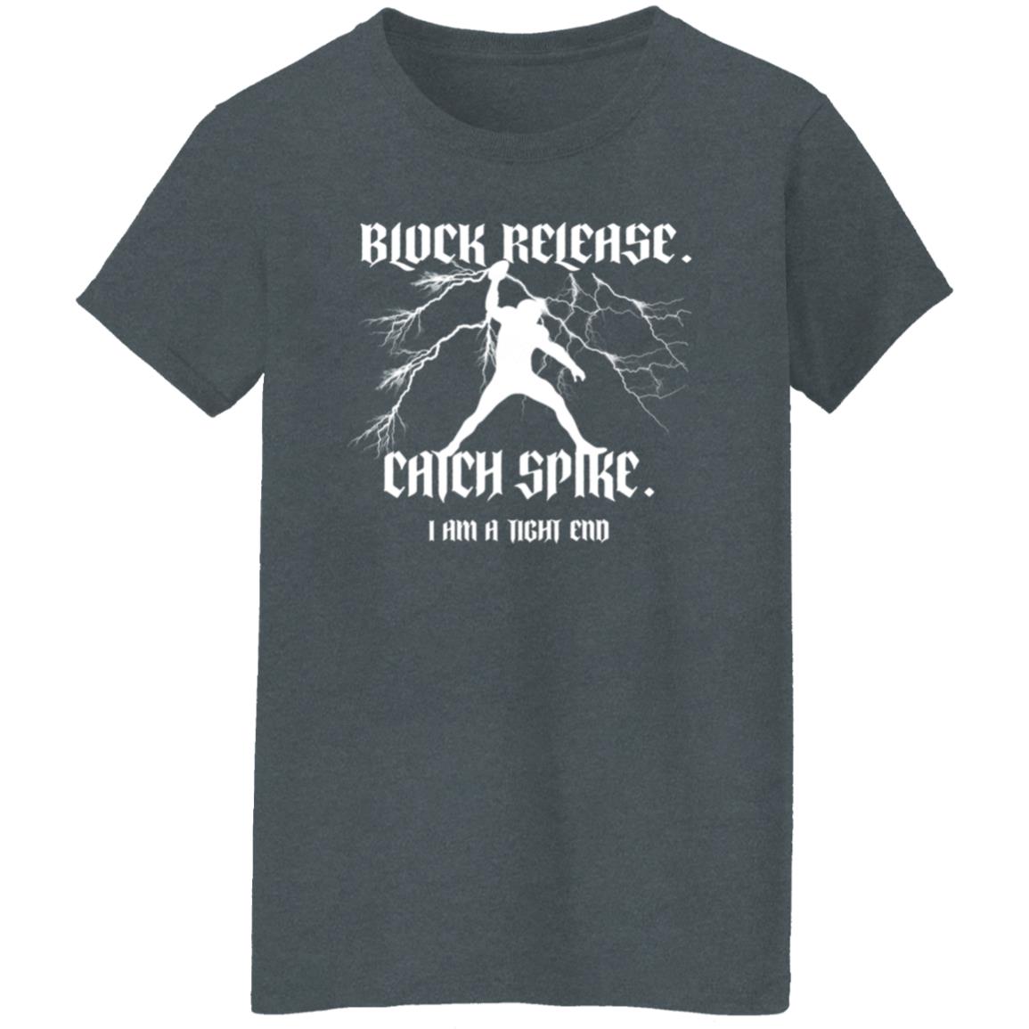 National Tight End Day Shirt Block Release Catch Spike I Am A Tight End Shirt Travis Kelce - Teechipus