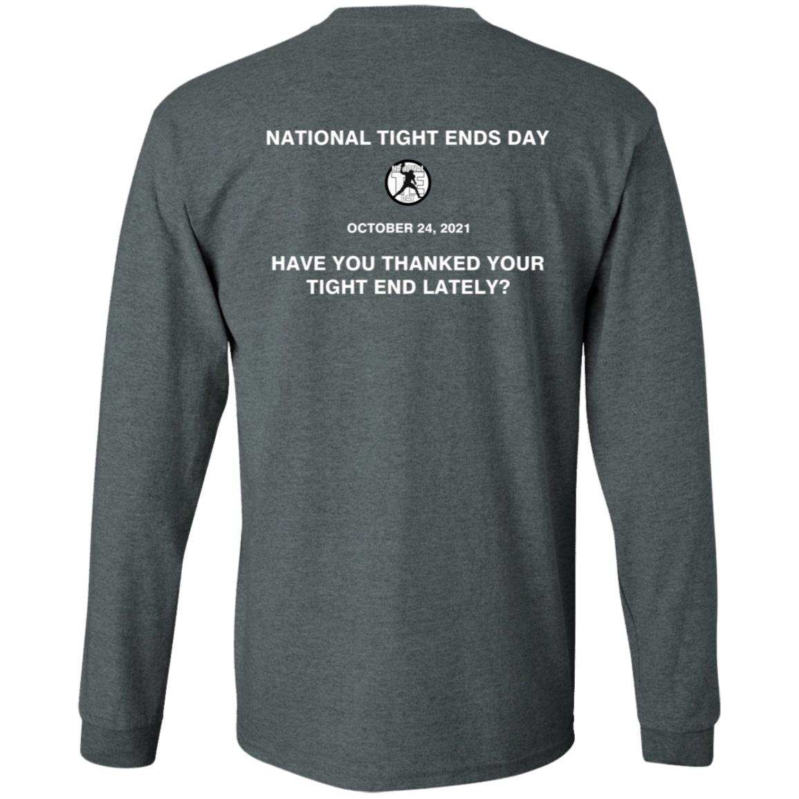 National Tight End Day Shirt Block Release Catch Spike I Am A Tight End Shirt Travis Kelce - Teechipus