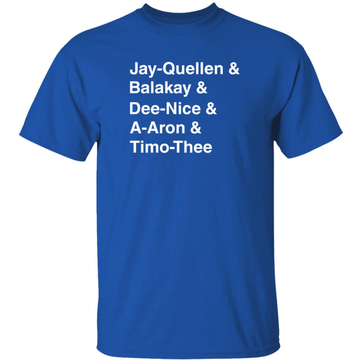 Jay Queellen And Balakay And Dee Nice And A Aron And Timo Thee Shirt Feministajones - Teechipus