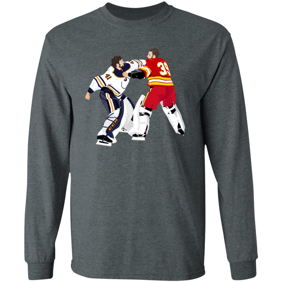 Hockey Goalie Fight Hoodie Tarynor Hockey Goalie Fight Hoodie Shirt Sweatshirt - Teechipus