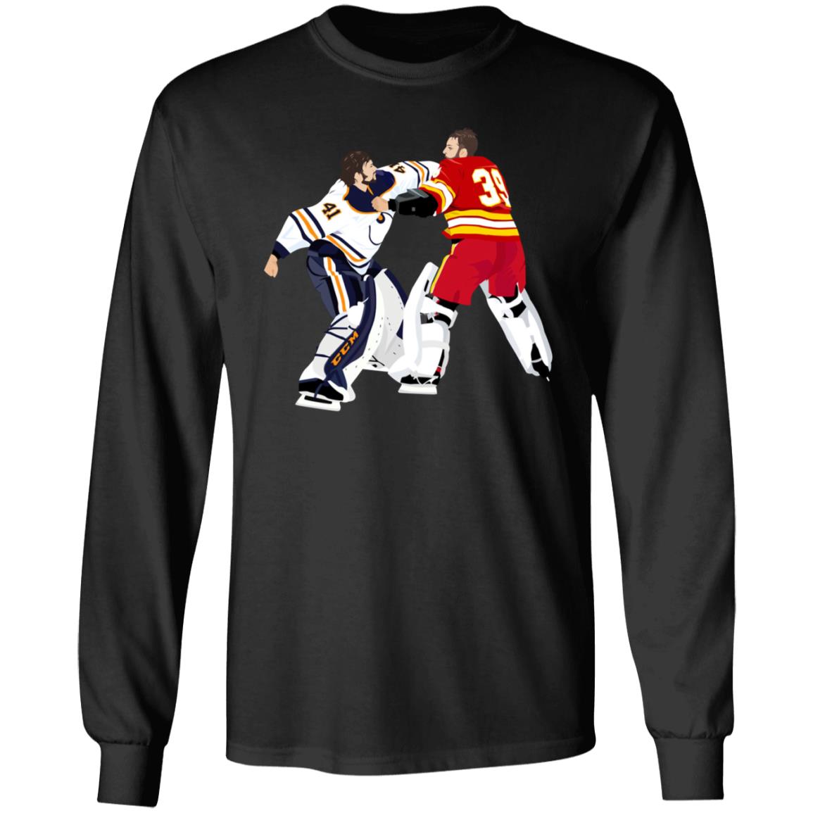 Hockey Goalie Fight Hoodie Tarynor Hockey Goalie Fight Hoodie Shirt Sweatshirt - Teechipus
