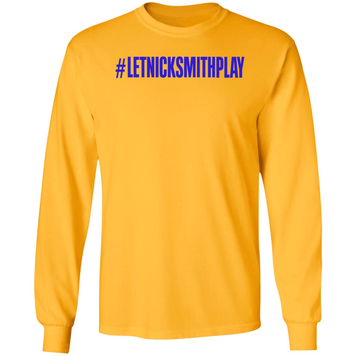 Let Nick Smith Play Shirt Corey Stirgus Let Nick Smith Play Shirt Hoodie Sweatshirt - Teechipus
