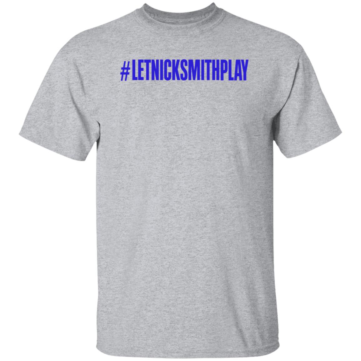 Let Nick Smith Play Shirt Corey Stirgus Let Nick Smith Play Shirt Hoodie Sweatshirt - Teechipus