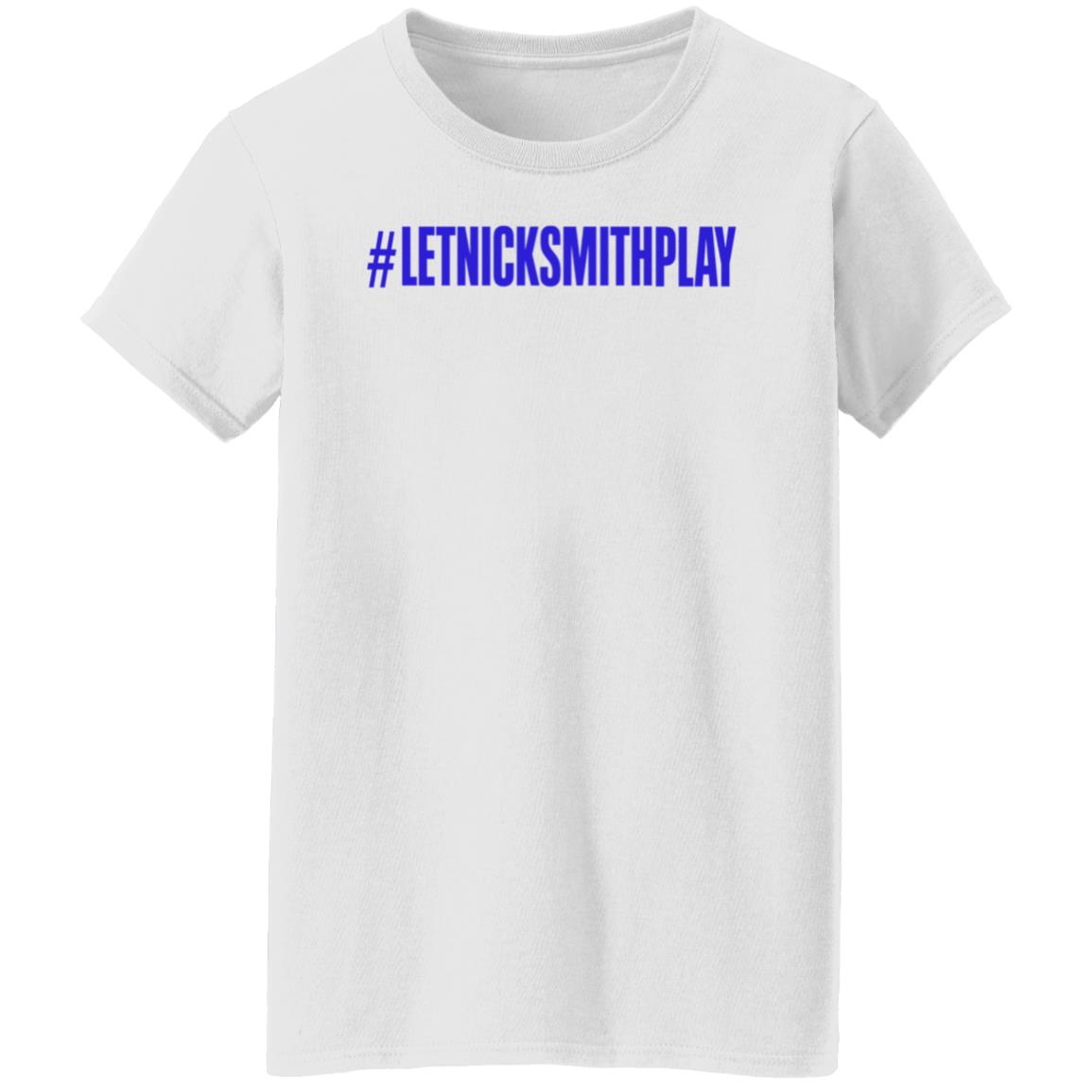 Let Nick Smith Play Shirt Corey Stirgus Let Nick Smith Play Shirt Hoodie Sweatshirt - Teechipus