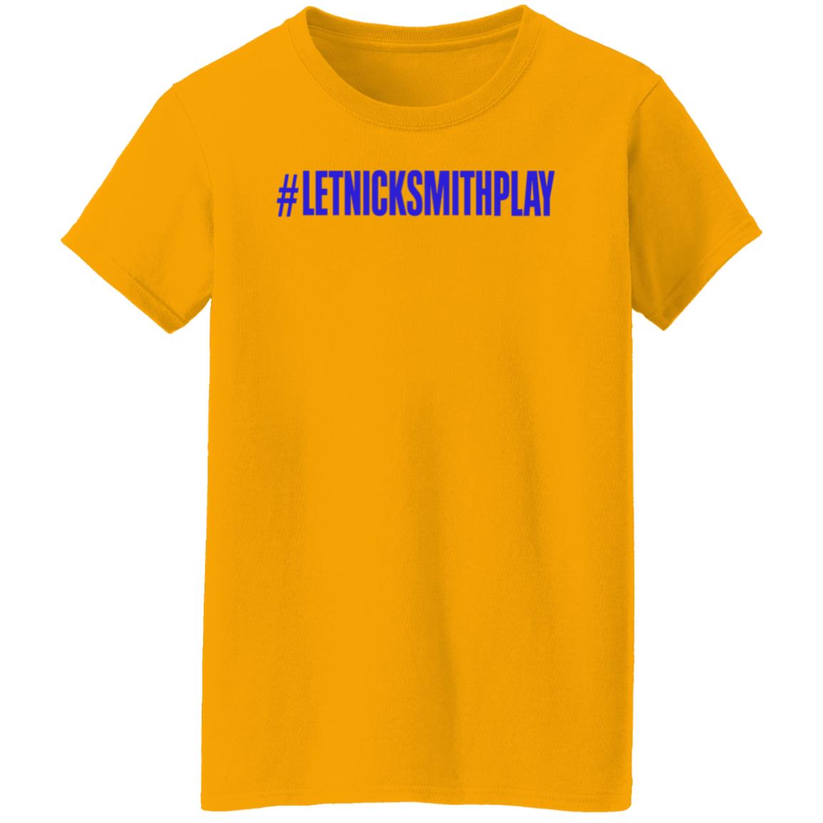 Let Nick Smith Play Shirt Corey Stirgus Let Nick Smith Play Shirt Hoodie Sweatshirt - Teechipus