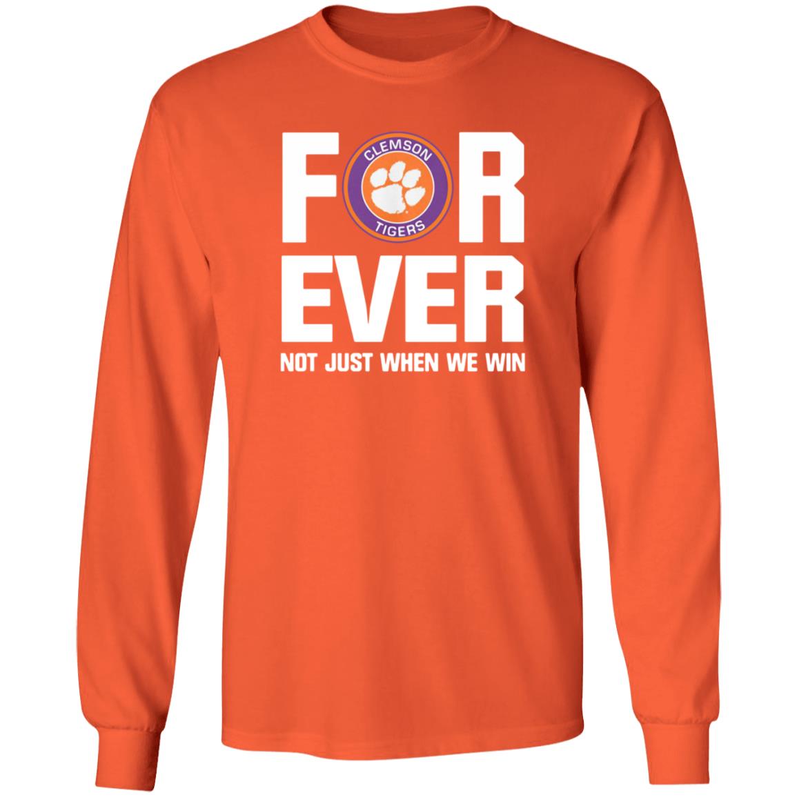 Clemson Tigers Forever Not Just When We Win Shirt Big Dave Uiagalelei - Teechipus