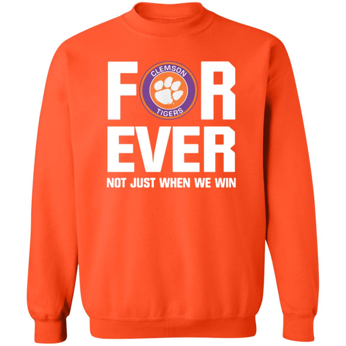 Clemson Tigers Forever Not Just When We Win Shirt Big Dave Uiagalelei - Teechipus