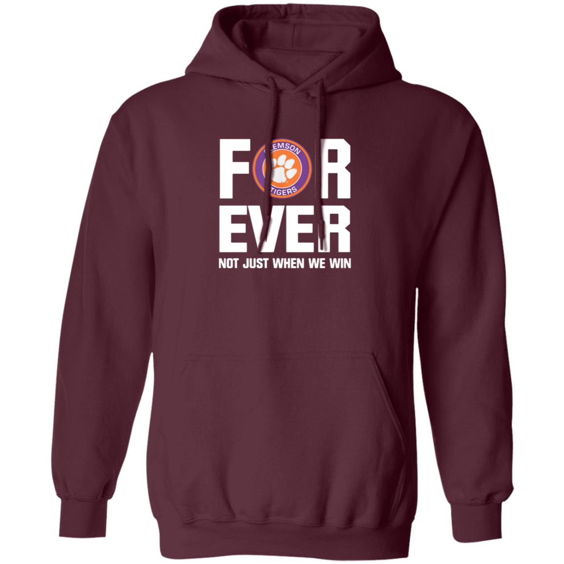 Clemson Tigers Forever Not Just When We Win Shirt Big Dave Uiagalelei - Teechipus