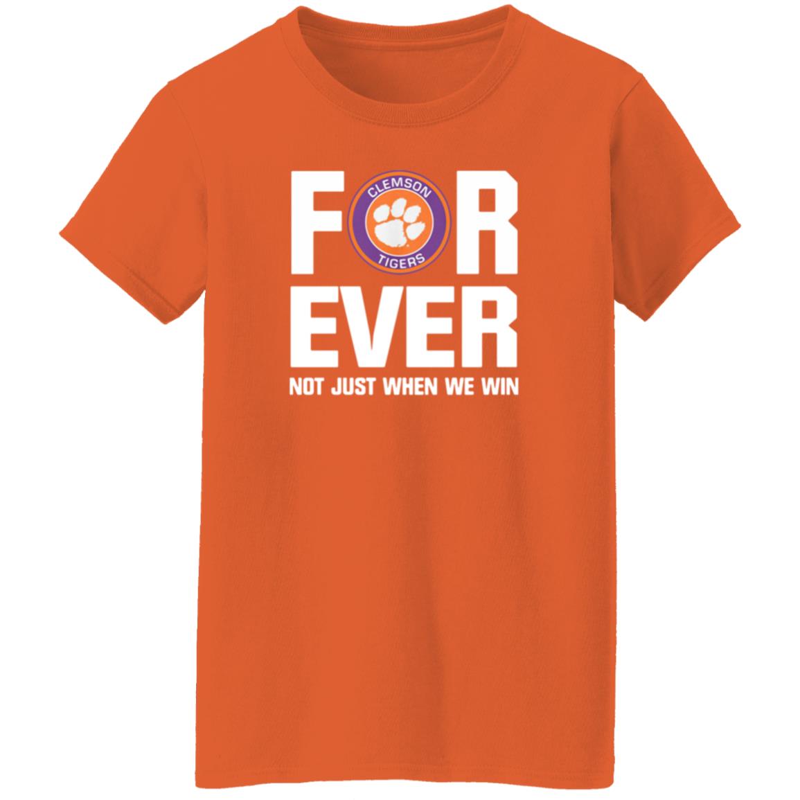 Clemson Tigers Forever Not Just When We Win Shirt Big Dave Uiagalelei - Teechipus