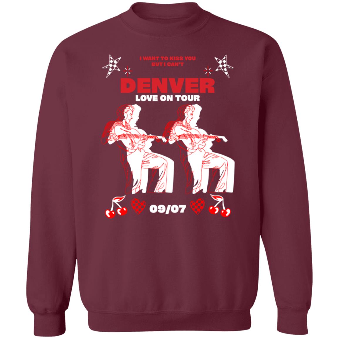 Denver Love On Tour Shirt Canyonpearl Denver Love On Tour Shirt Hoodie Sweatshirt - Teechipus