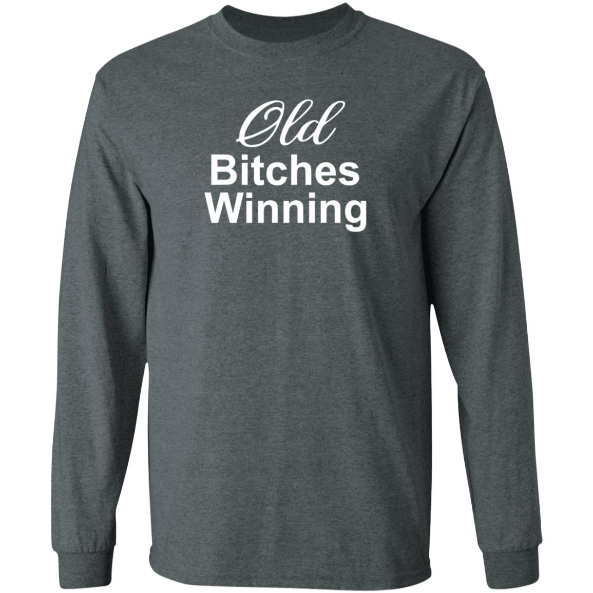 Old Bitches Winning Shirt Hoodie Sweatshirt - Teechipus
