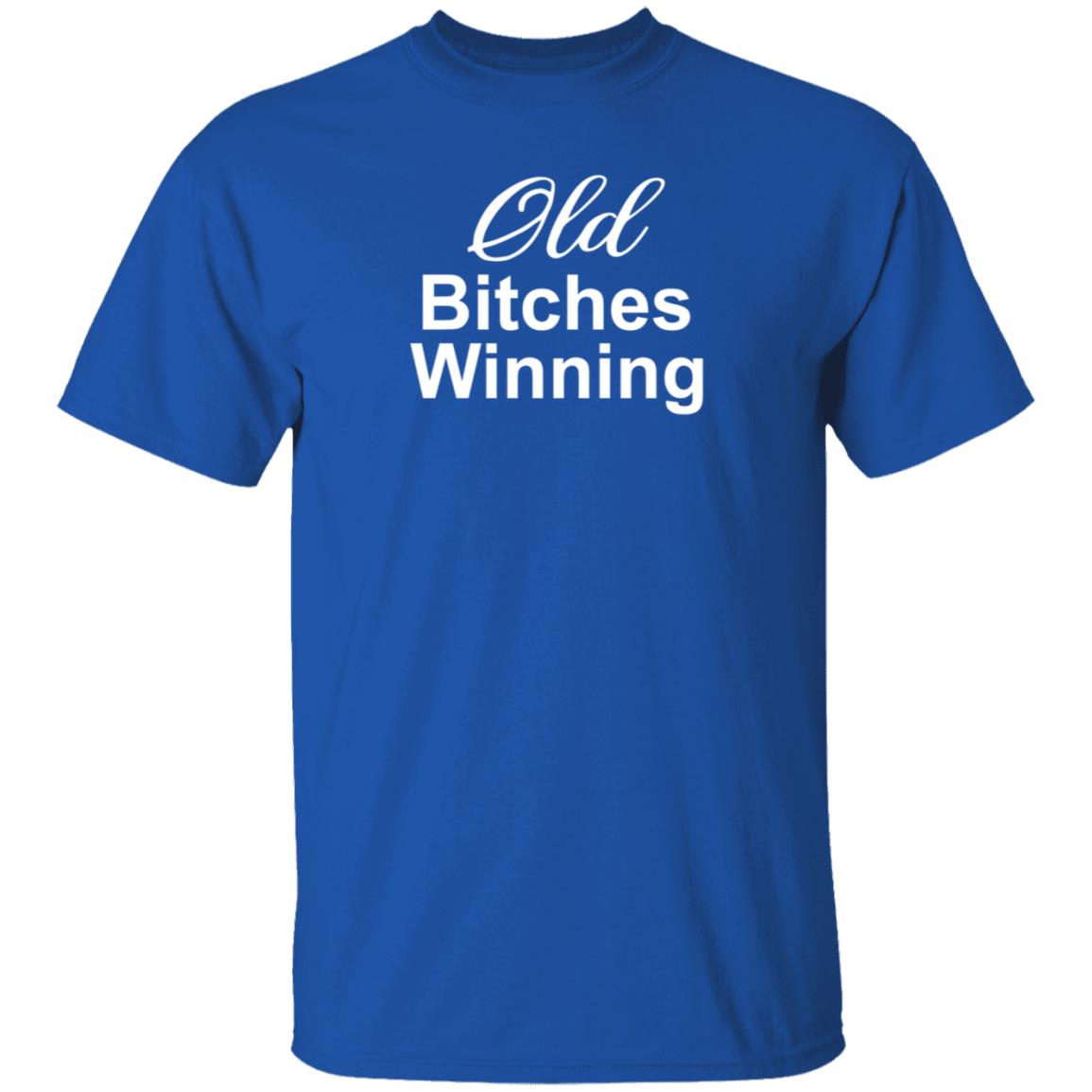Old Bitches Winning Shirt Hoodie Sweatshirt - Teechipus