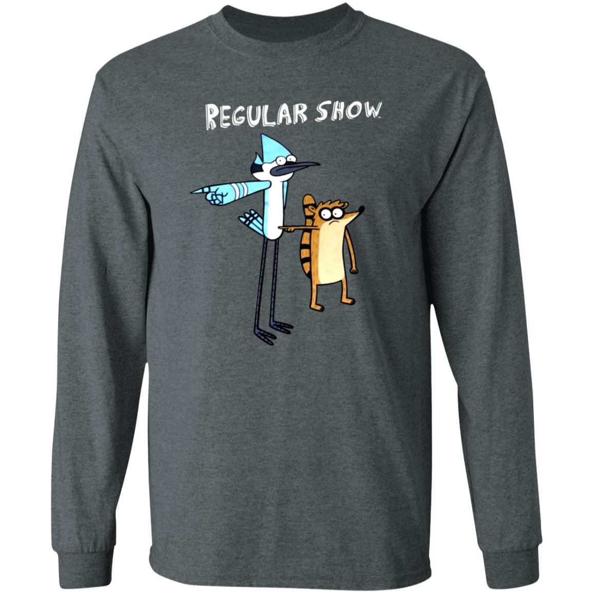Regular Show Pointing Rigby And Mordecai Shirt Walmart Merch - Teechipus