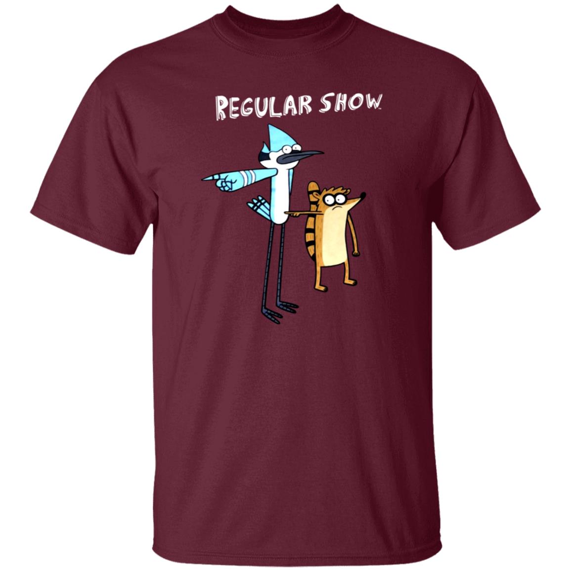 Regular Show Pointing Rigby And Mordecai Shirt Walmart Merch - Teechipus