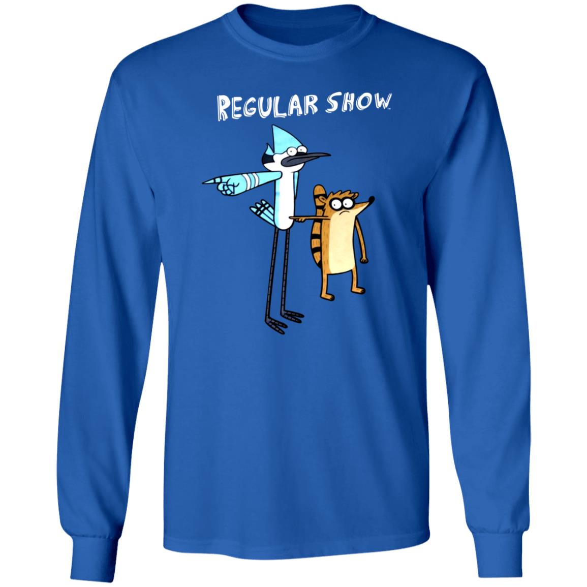 Regular Show Pointing Rigby And Mordecai Shirt Walmart Merch - Teechipus