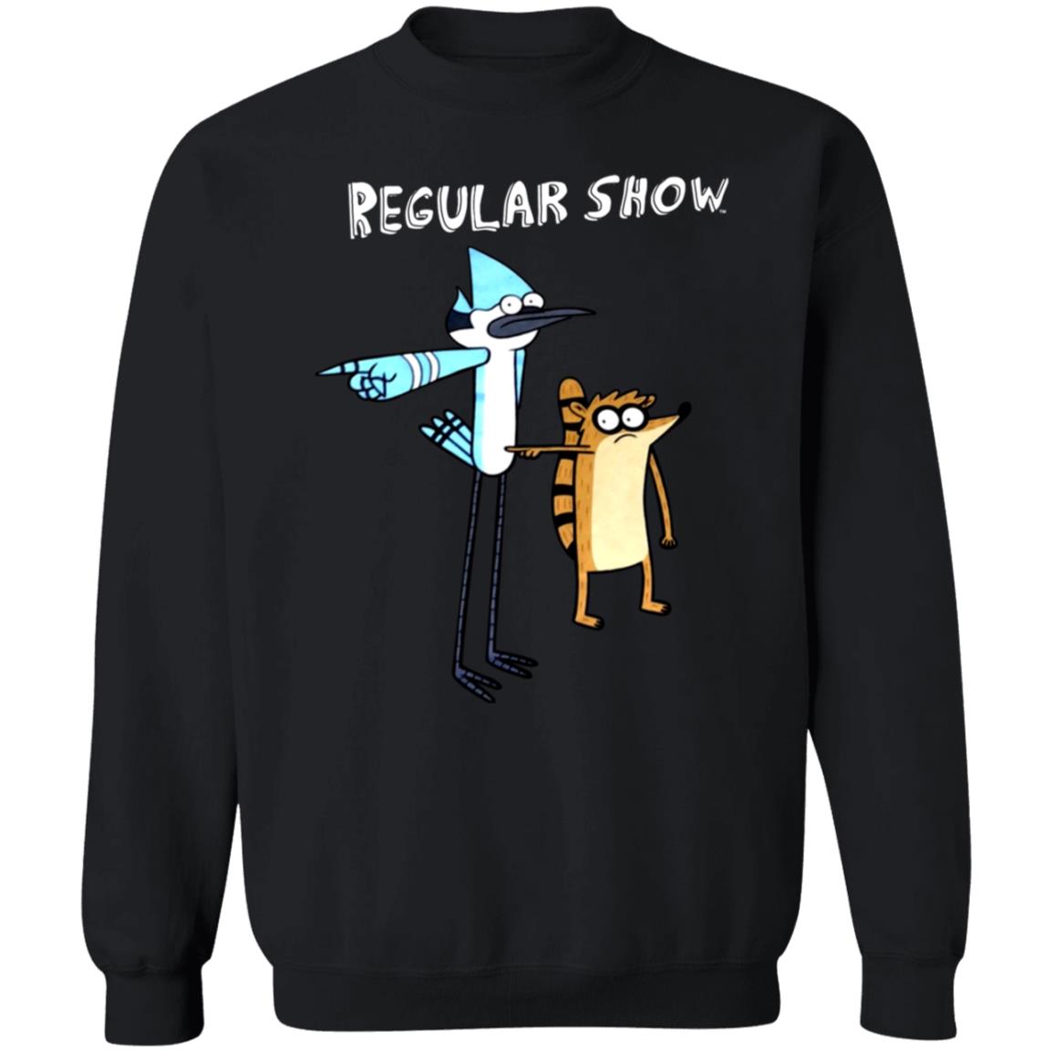 Regular Show Pointing Rigby And Mordecai Shirt Walmart Merch - Teechipus