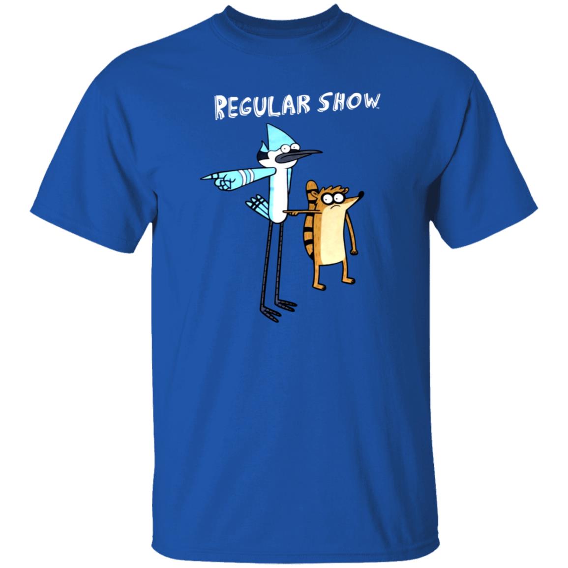 Regular Show Pointing Rigby And Mordecai Shirt Walmart Merch - Teechipus
