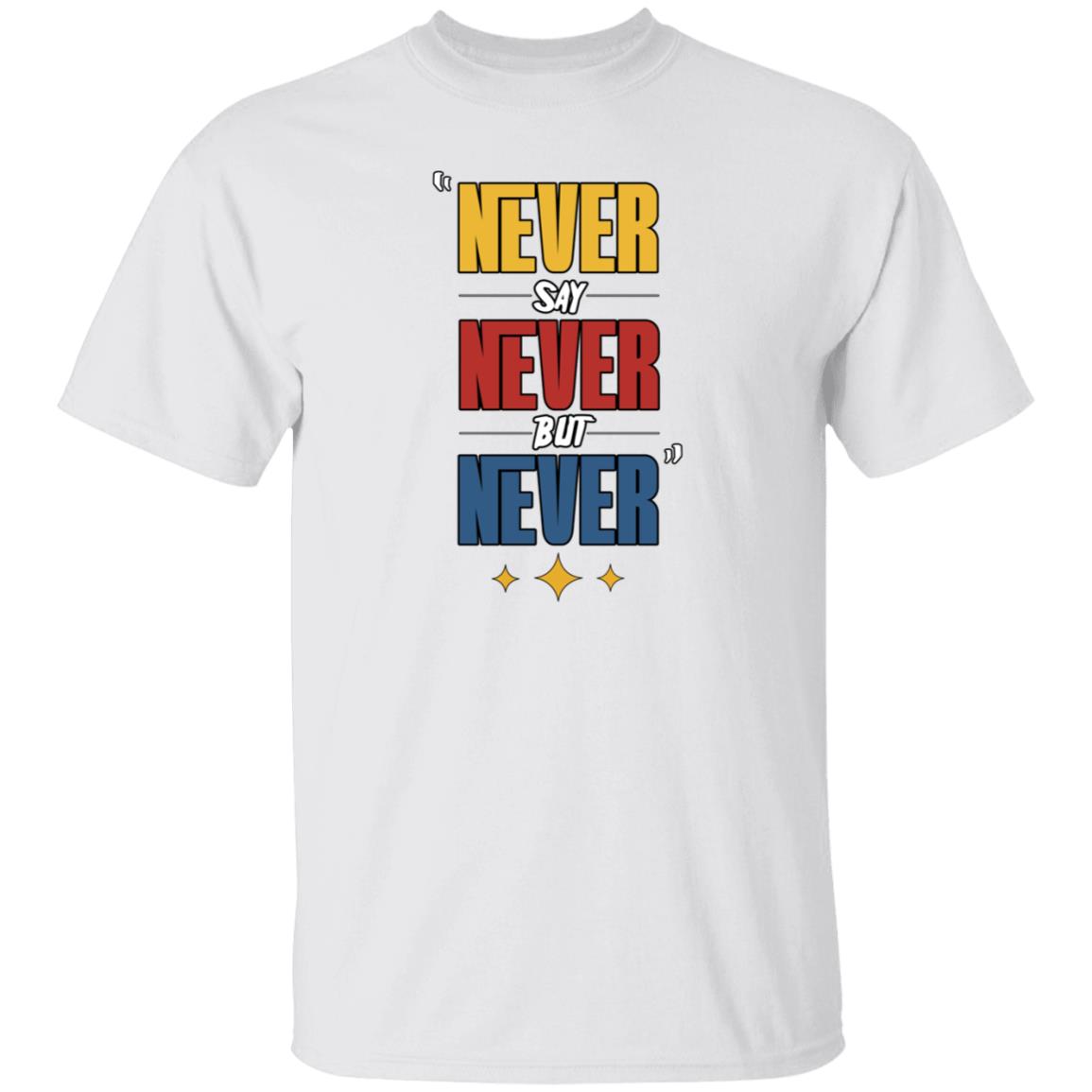 Never Say Never But Never Shirt Hoodie Sweatshirt Dc4lcustomtees - Teechipus