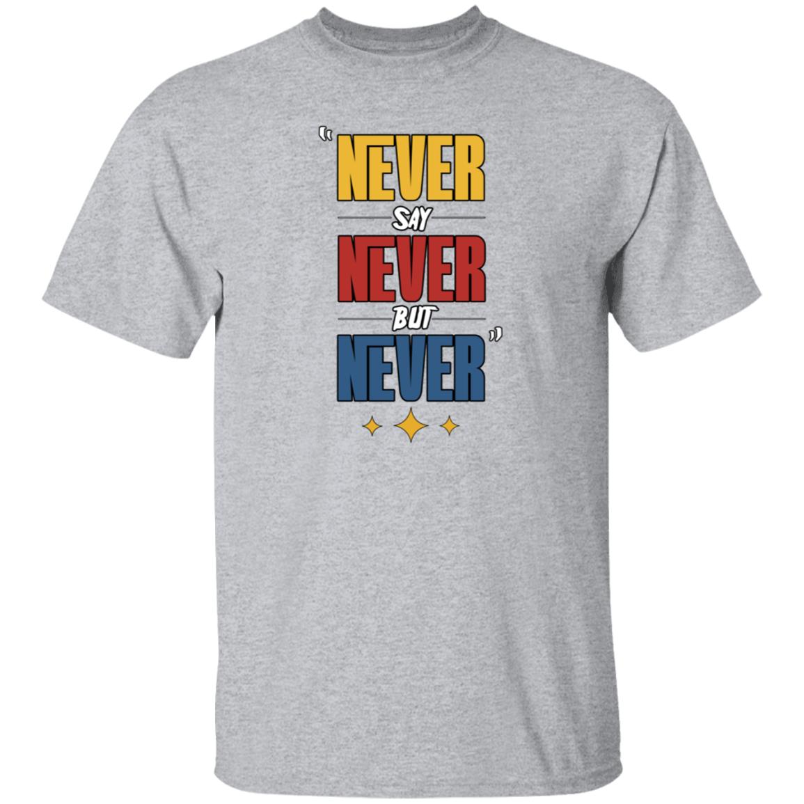 Never Say Never But Never Shirt Hoodie Sweatshirt Dc4lcustomtees - Teechipus