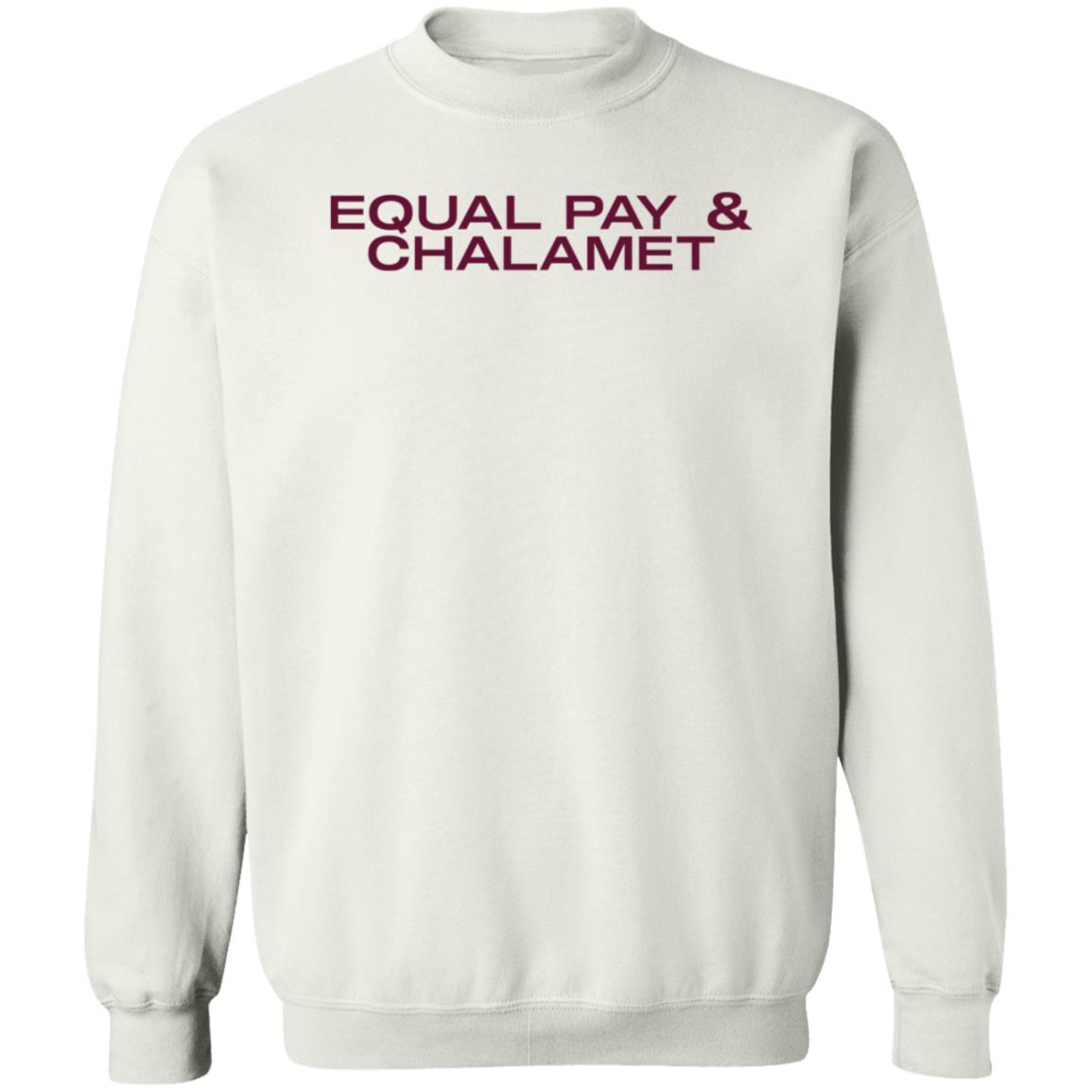 Equal Pay & Chalamet Shirt Hoodie Sweatshirt Herfirst100k Shop - Teechipus