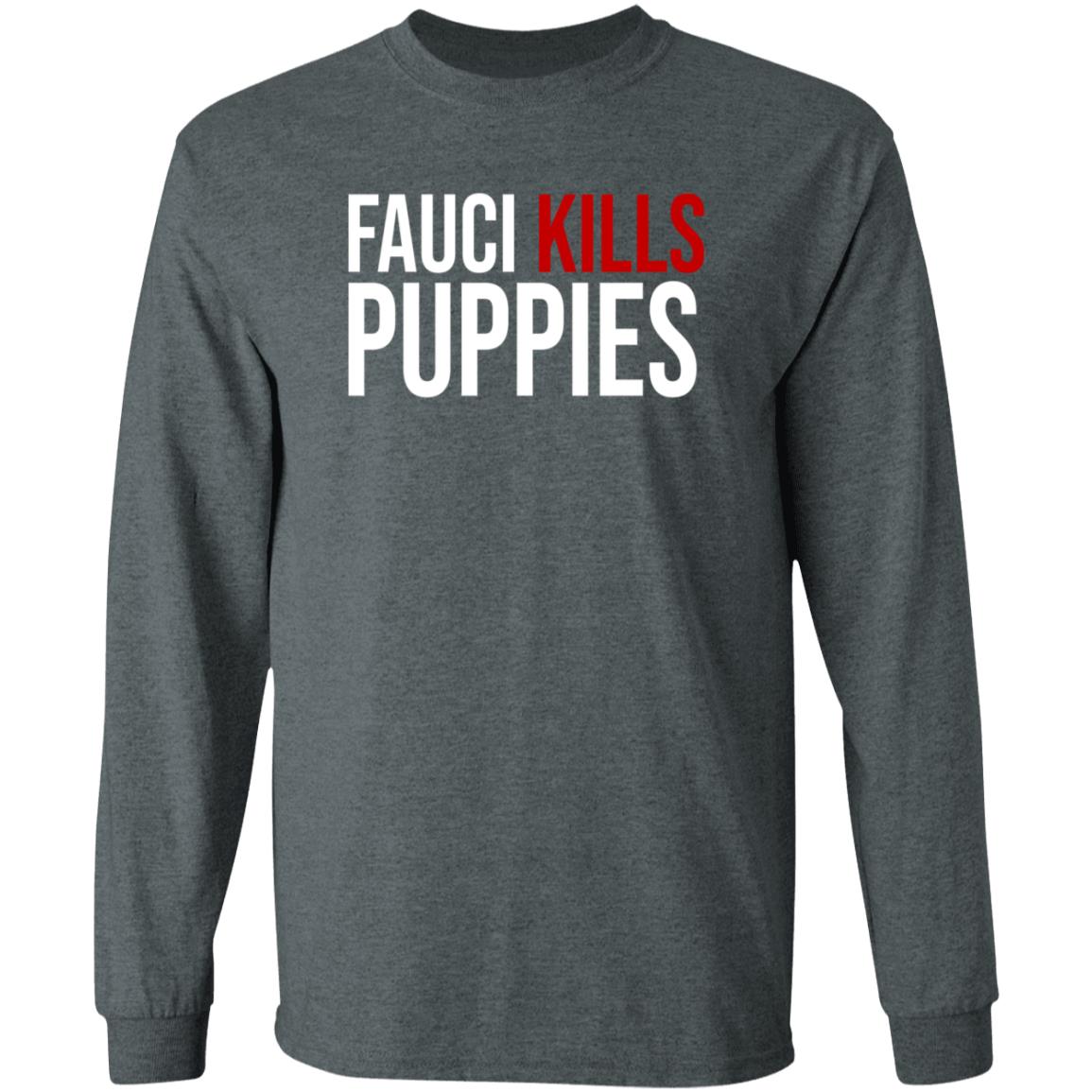 Fauci Kills Puppies Shirt Shopdonjr Merch - Teechipus