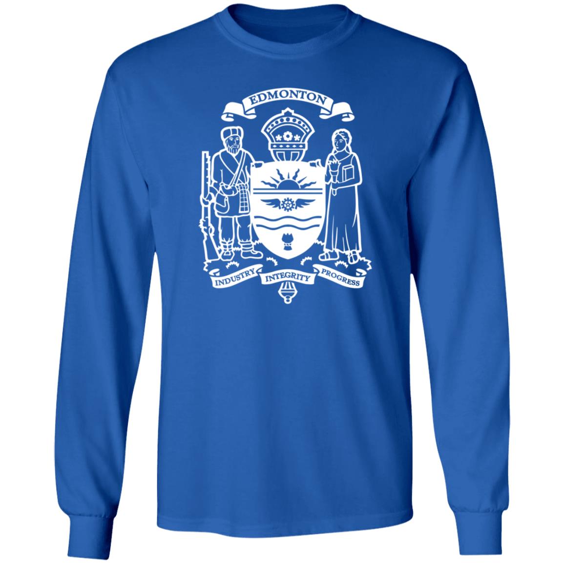 Edmonton Industry Integrity Progress Shirt Hoodie Sweatshirt - Teechipus