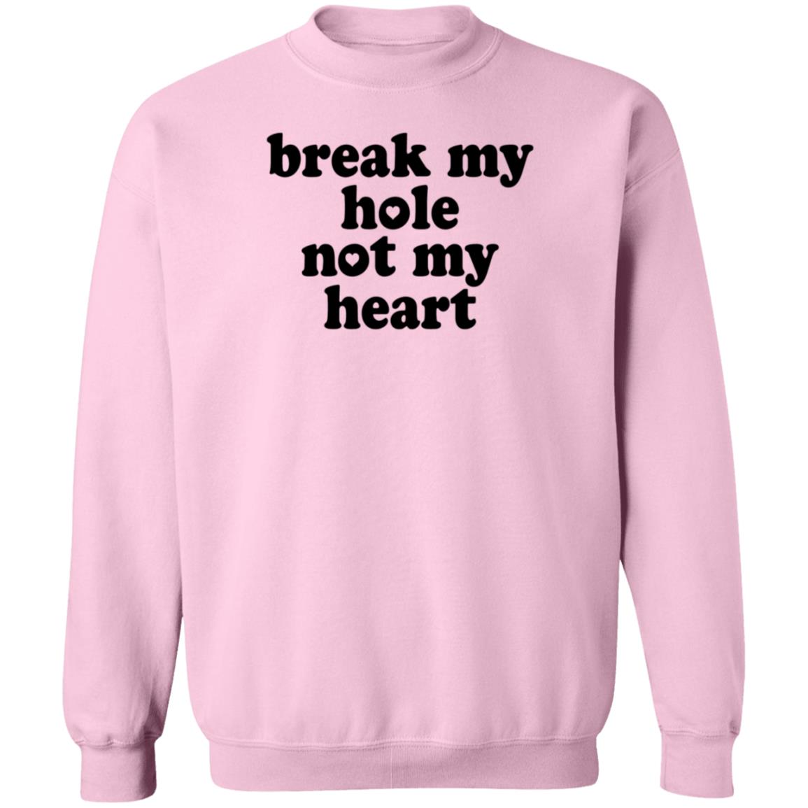 Break My Hole Not My Heart Shirt Hoodie Sweatshirt - Teechipus