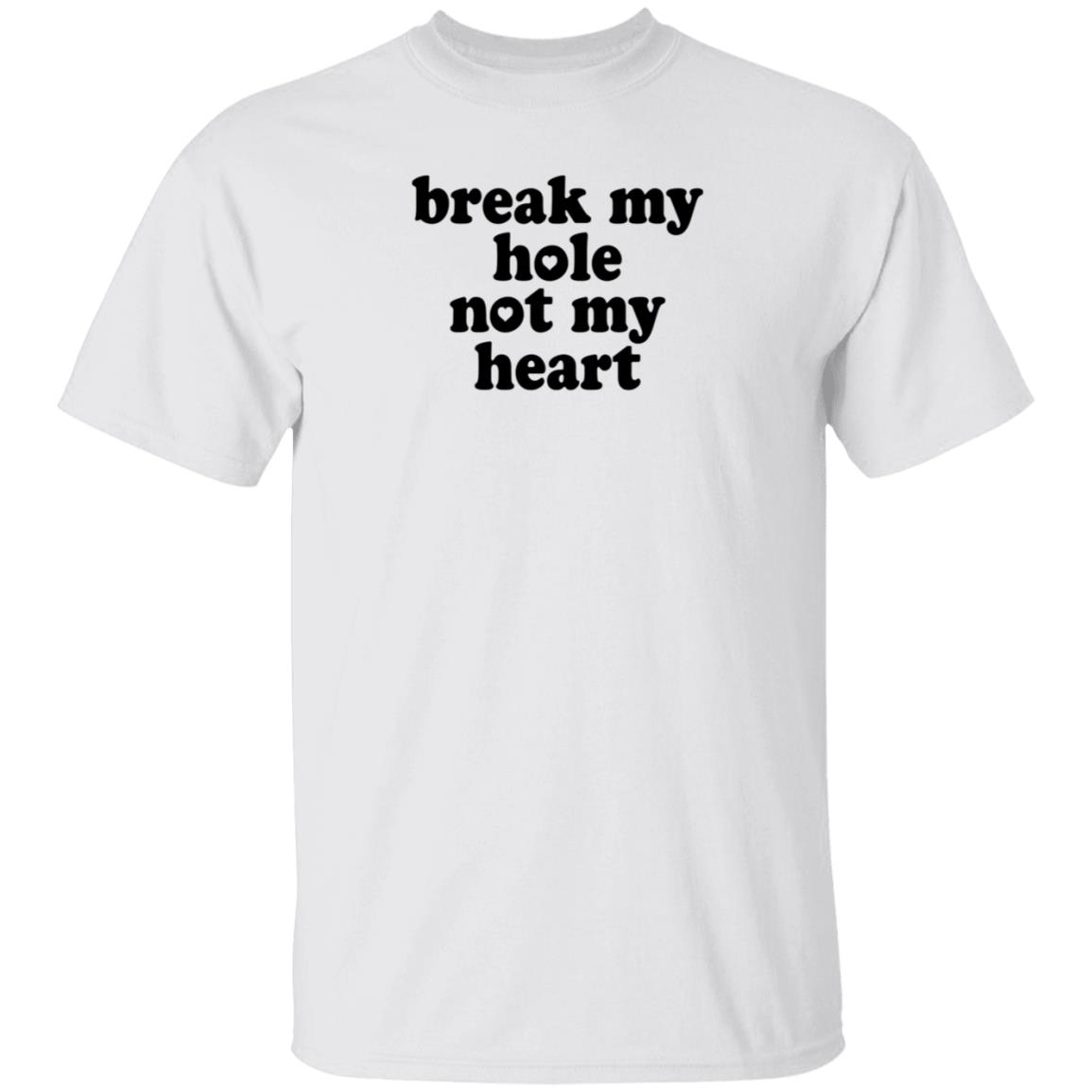 Break My Hole Not My Heart Shirt Hoodie Sweatshirt - Teechipus