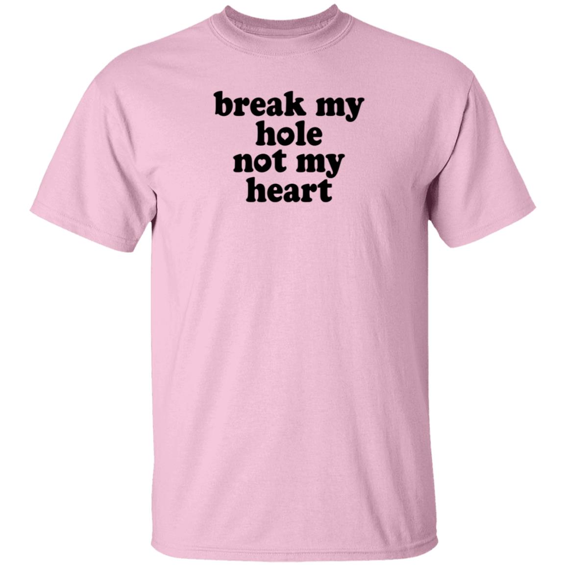 Break My Hole Not My Heart Shirt Hoodie Sweatshirt - Teechipus