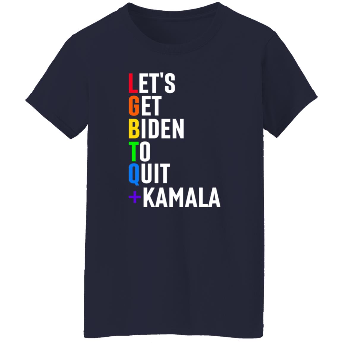 Lgbtq Let's Get Biden To Quit +Kamala Hoodie - Teechipus