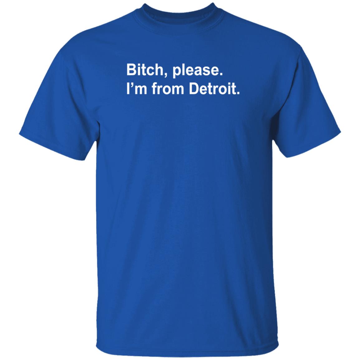 Bitch Please I'm From Detroit Shirt Hoodie Sweatshirt - Teechipus
