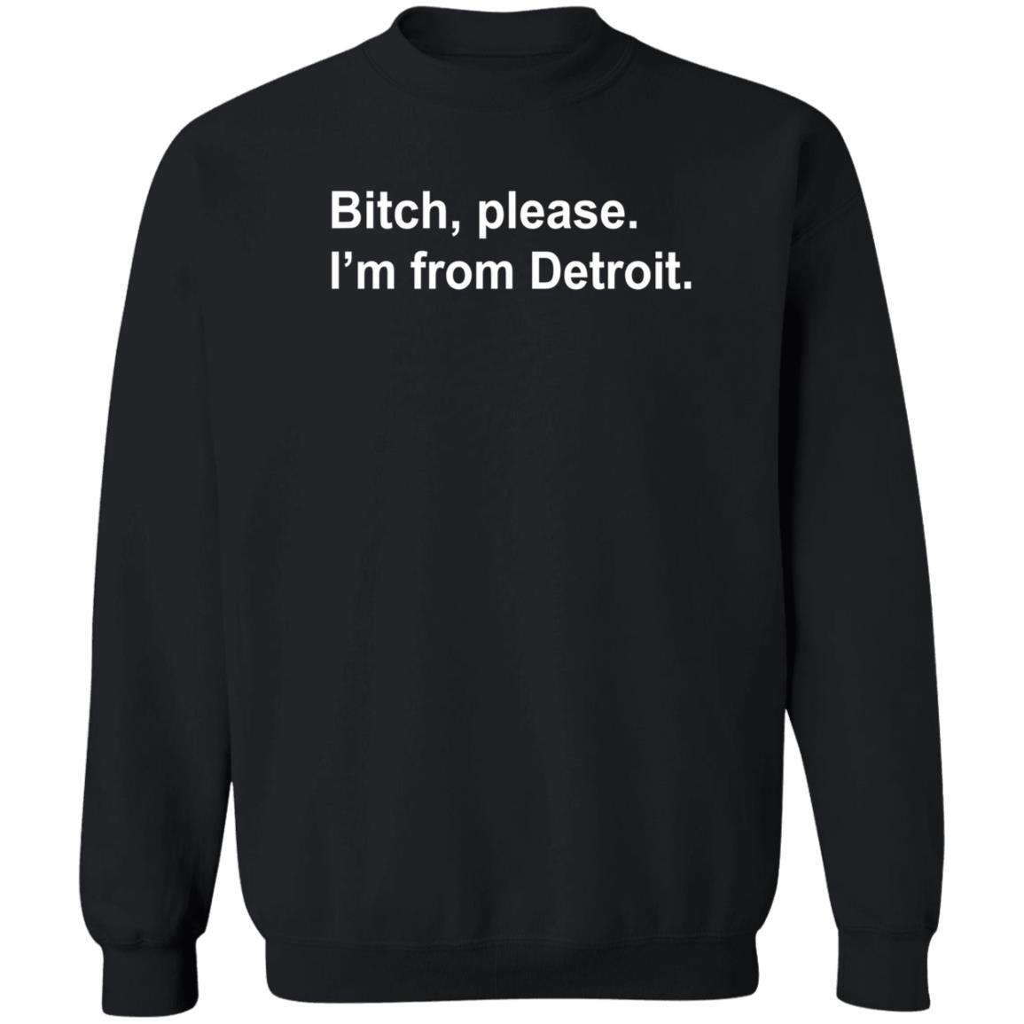 Bitch Please I'm From Detroit Shirt Hoodie Sweatshirt - Teechipus