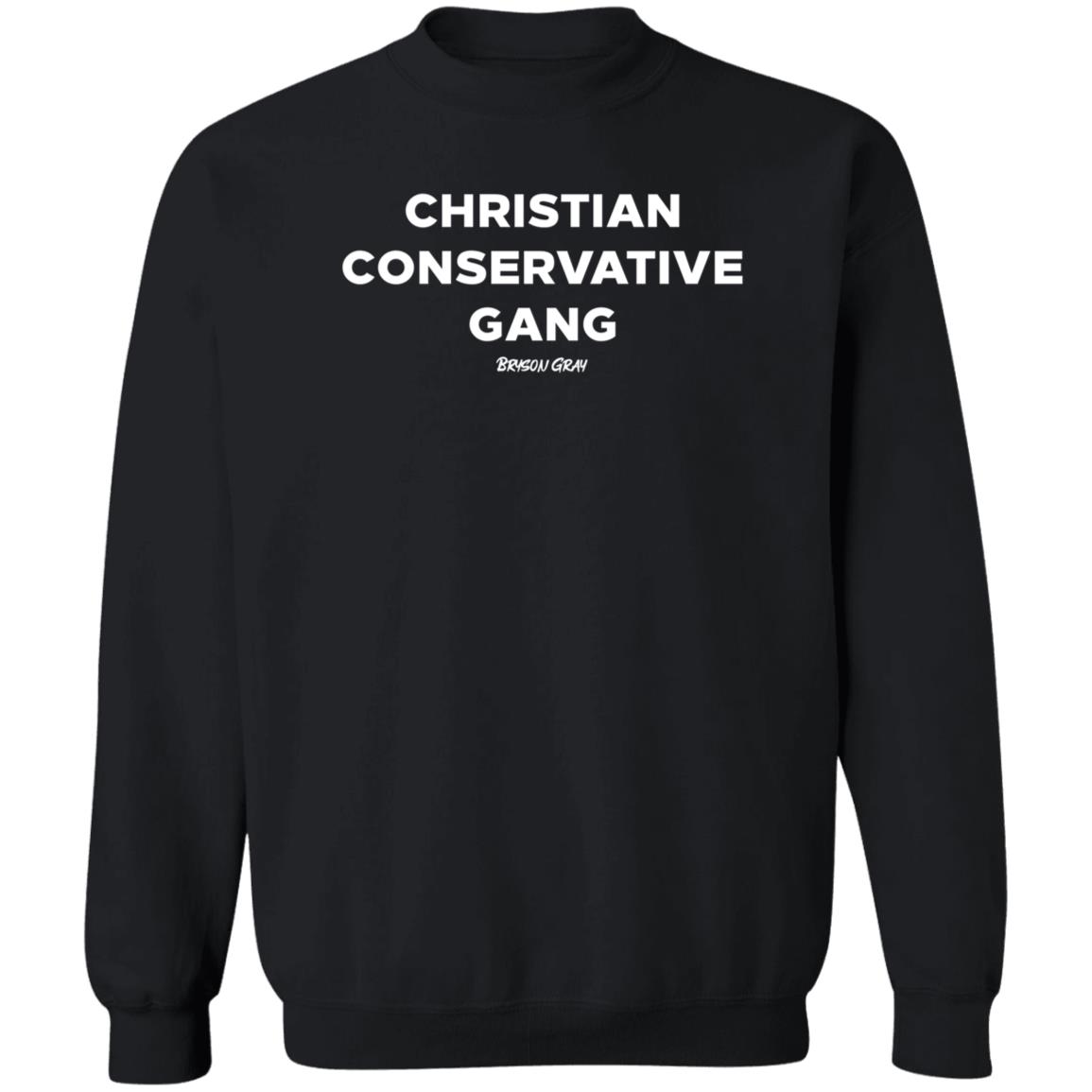 Christian Conservative Gang Bryson Gray Hoodie Shirt Sweatshirt - Teechipus